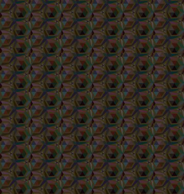 Geometrik süslemeli vektör deseni. Kusursuz tasarım dokusu. 