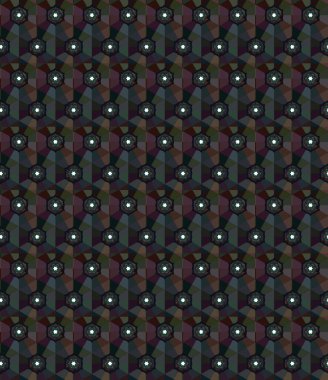 Modern geometrik vektör tasarımı, kusursuz desen çizimi