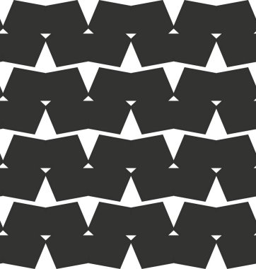 Geometrik süslemeli vektör deseni. Kusursuz tasarım dokusu.