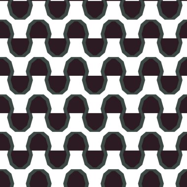 Geometrik süslemeli kusursuz desen. vektör illüstrasyonu