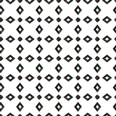 Geometrik süslemeli vektör deseni. Kusursuz tasarım dokusu.