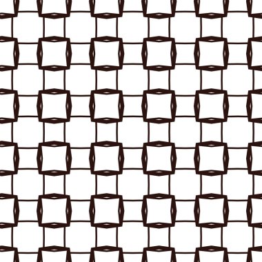 Geometrik süslemeli vektör deseni. Kusursuz tasarım dokusu. 