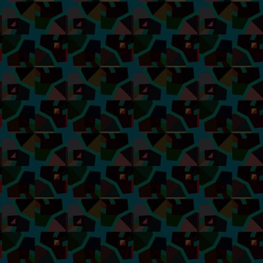 Modern geometrik vektör tasarımı, kusursuz desen çizimi