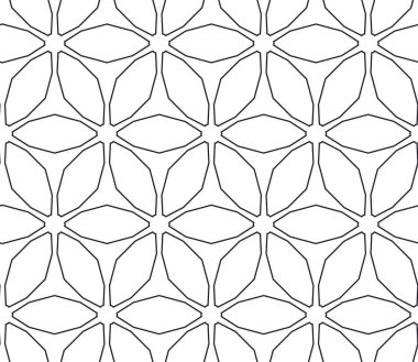Geometrik süslemeli vektör deseni. Kusursuz tasarım dokusu.