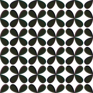 Geometrik süslemeli vektör deseni. Kusursuz tasarım dokusu.