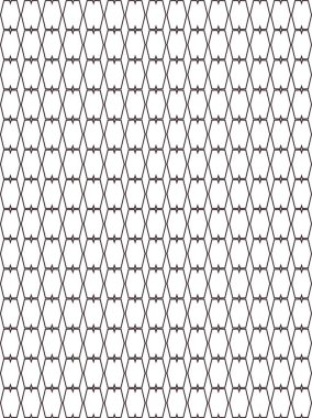 Geometrik süslemeli kusursuz desen. vektör illüstrasyonu