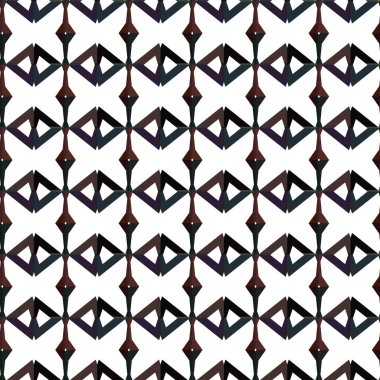 Geometrik süslemeli vektör deseni. Kusursuz tasarım dokusu.