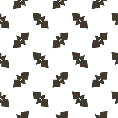 Geometrik süslemeli vektör deseni. Kusursuz tasarım dokusu. 