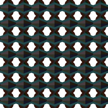 Geometrik süslemeli vektör deseni. Kusursuz tasarım dokusu. 