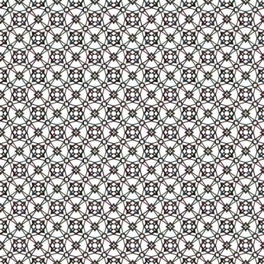 Geometrik süslemeli kusursuz desen. vektör illüstrasyonu