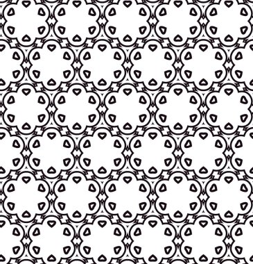 Modern geometrik vektör tasarımı, kusursuz desen çizimi