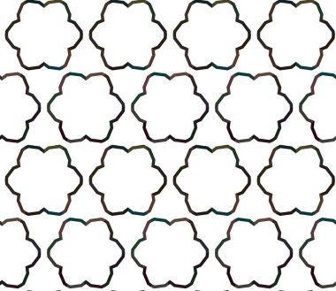 Geometrik süslemeli vektör deseni. Kusursuz tasarım dokusu. 