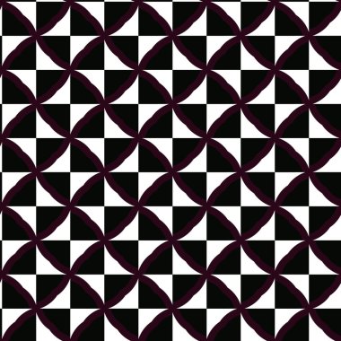 Geometrik süslemeli kusursuz desen. vektör illüstrasyonu