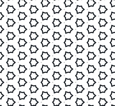 Geometrik süslemeli vektör deseni. Kusursuz tasarım dokusu.