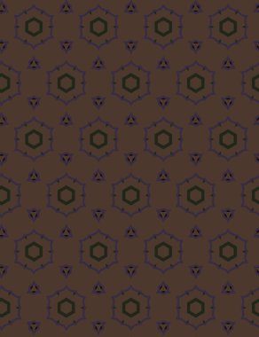 Geometrik süslemeli vektör deseni. Kusursuz tasarım dokusu.