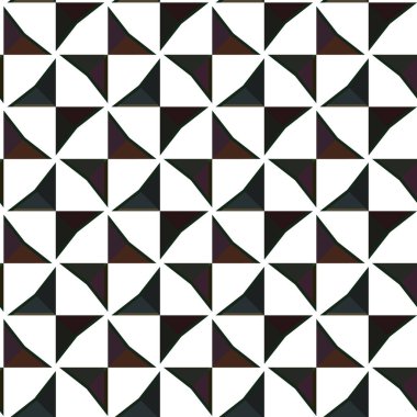 Geometrik süslemeli vektör deseni. Kusursuz tasarım dokusu.