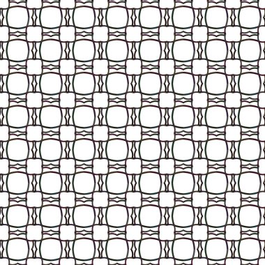 Geometrik süslemeli vektör deseni. Kusursuz tasarım dokusu.