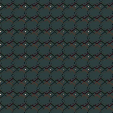 Geometrik süslemeli vektör deseni. Kusursuz tasarım dokusu.