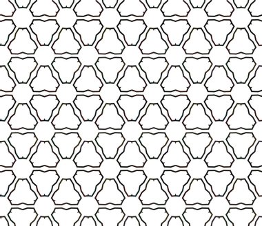 Modern geometrik vektör tasarımı, kusursuz desen çizimi