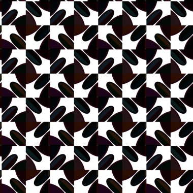 Modern geometrik vektör tasarımı, kusursuz desen çizimi