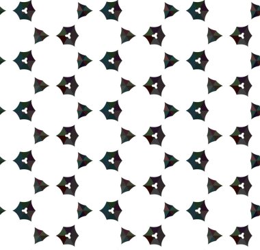 Soyut geometrik şekilli kusursuz desen. vektör illüstrasyonu