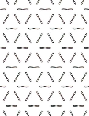 Geometrik süslemeli vektör deseni. Kusursuz tasarım dokusu.