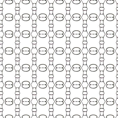 Modern geometrik vektör tasarımı, kusursuz desen çizimi