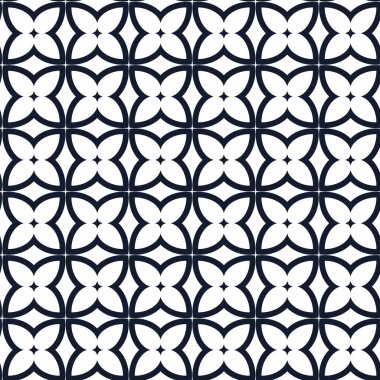 Modern geometrik vektör tasarımı, kusursuz desen çizimi