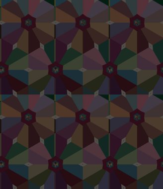 Geometrik süslemeli vektör deseni. Kusursuz tasarım dokusu.