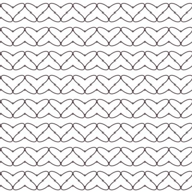 Geometrik süslemeli vektör deseni. Kusursuz tasarım dokusu.