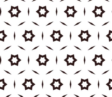 Geometrik süslemeli vektör deseni. Kusursuz tasarım dokusu. 