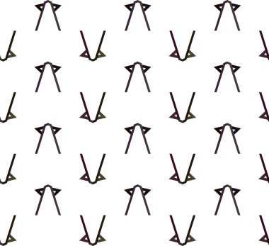 Geometrik süslemeli vektör deseni. Kusursuz tasarım dokusu.