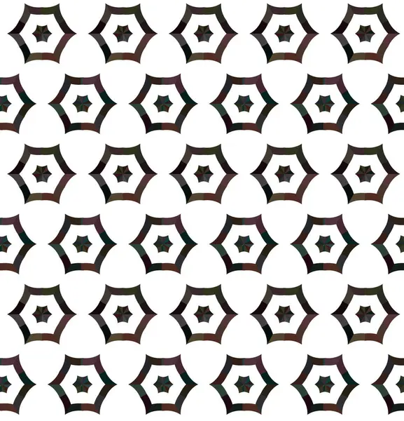 Geometrisches Ornamentales Vektormuster Nahtlose Design Textur — Stockvektor