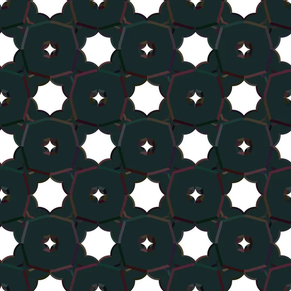 Padrão Sem Costura Com Formas Geométricas Abstratas —  Vetores de Stock