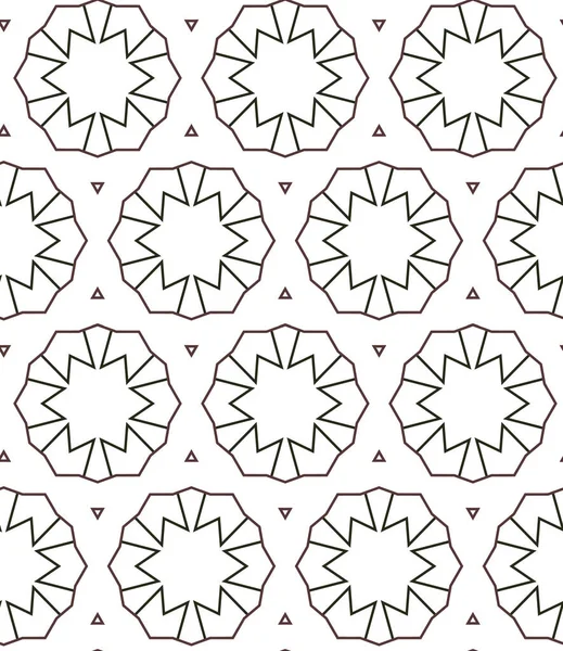 Patrón Vectorial Ornamental Geométrico Textura Diseño Sin Costuras — Archivo Imágenes Vectoriales