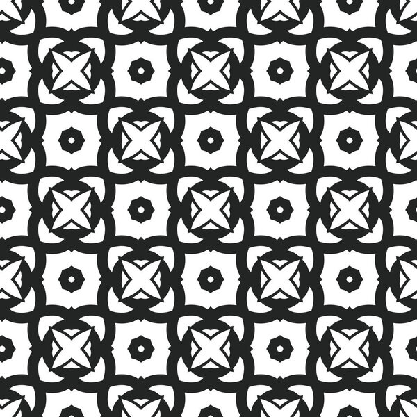 Геометрический орнаментальный векторный рисунок. Бесшовная текстура дизайна. 