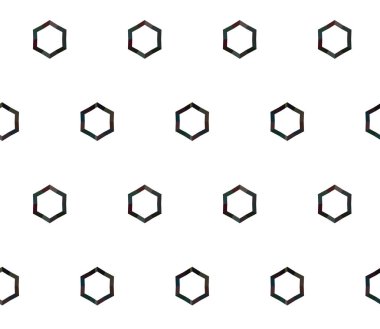 Geometrik süslemeli vektör deseni. Kusursuz tasarım dokusu.