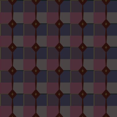 Geometrik süslemeli kusursuz desen. vektör illüstrasyonu