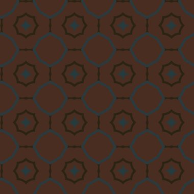 Geometrik süslemeli vektör deseni. Kusursuz tasarım dokusu.