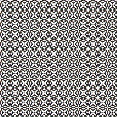 Geometrik süslemeli vektör deseni. Kusursuz tasarım dokusu.