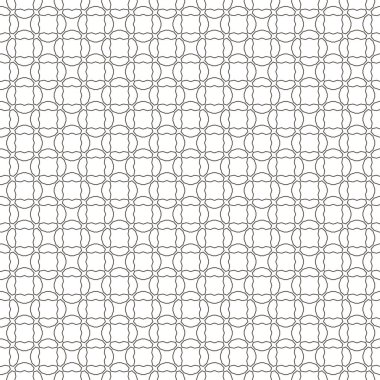 Geometrik süslemeli vektör deseni. Kusursuz tasarım dokusu.