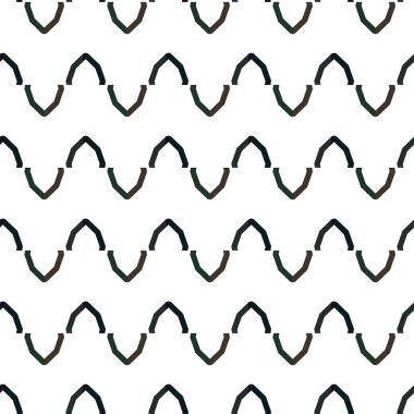 Geometrik süslemeli vektör deseni. Kusursuz tasarım dokusu. 