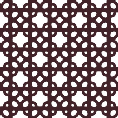 Geometrik süslemeli vektör deseni. Kusursuz tasarım dokusu.