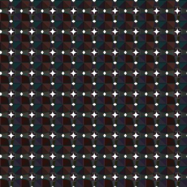 Geometrik süslemeli vektör deseni. Kusursuz tasarım dokusu.