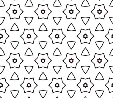 Modern geometrik vektör tasarımı, kusursuz desen çizimi