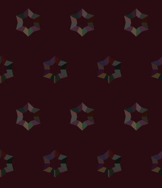 Geometrik süslemeli vektör deseni. Kusursuz tasarım dokusu.