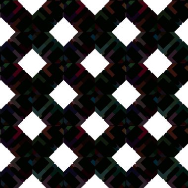 Geometrik süslemeli vektör deseni. Kusursuz tasarım dokusu.