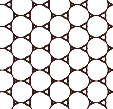 Soyut geometrik şekilli kusursuz desen