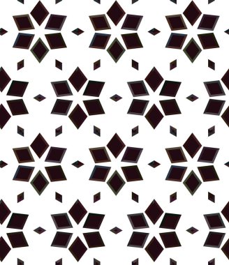 Geometrik süslemeli vektör deseni. Kusursuz tasarım dokusu.