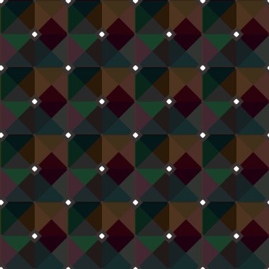 Modern geometrik vektör tasarımı, kusursuz desen çizimi